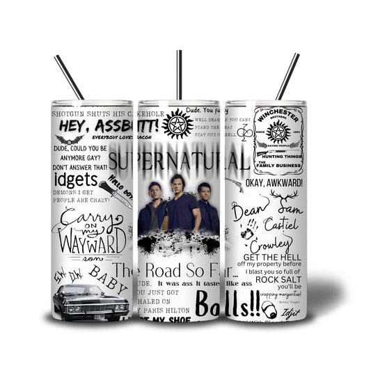 Supernatural Printed Tumbler
