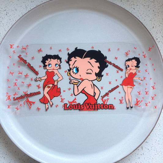 Betty Boop UV DTF WRAP