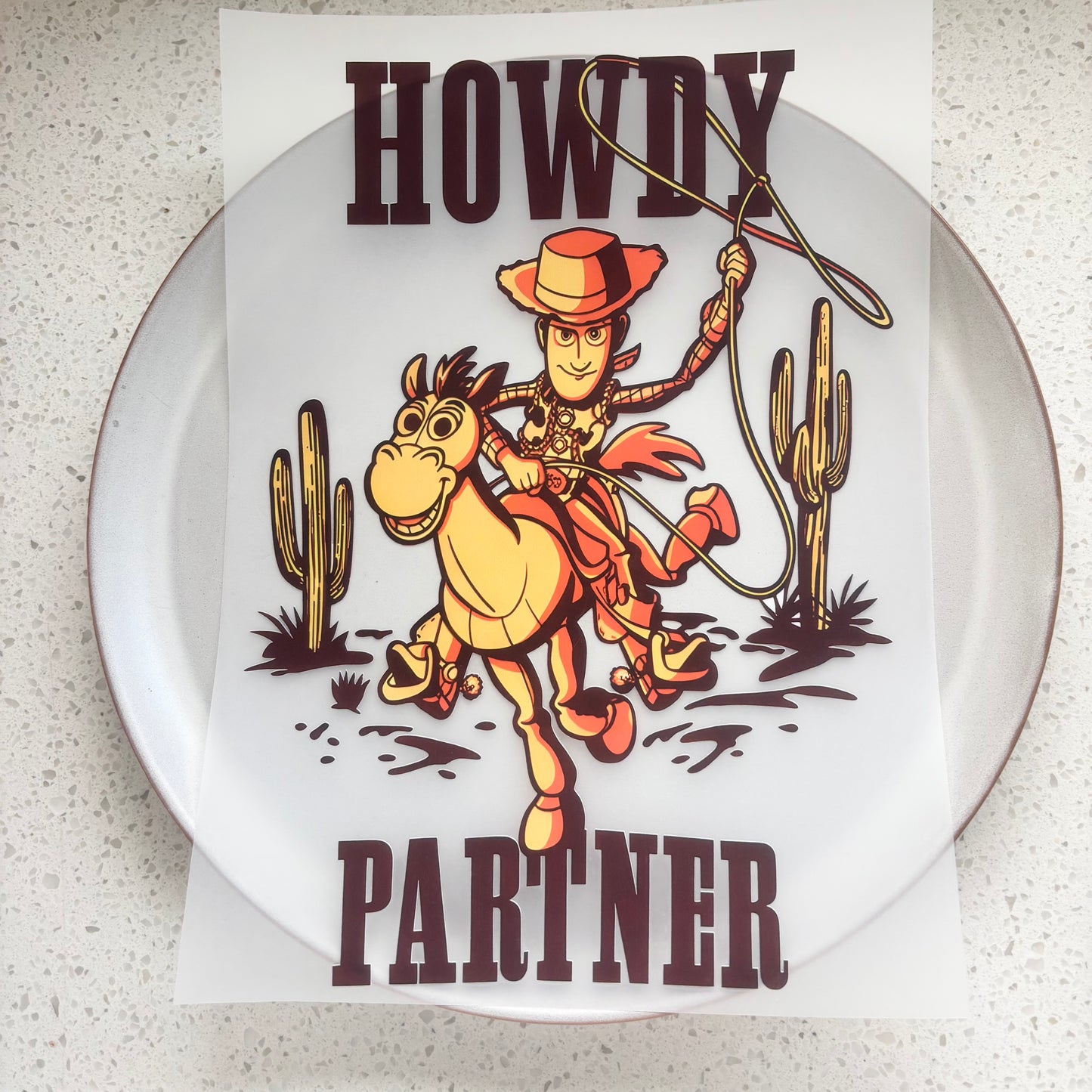 DTF Transfer - Howdy Partner