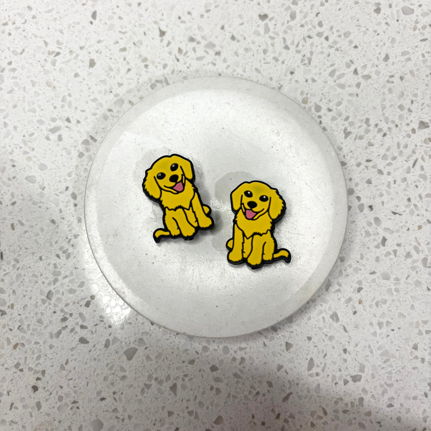 Golden Retriever Silicone Bead