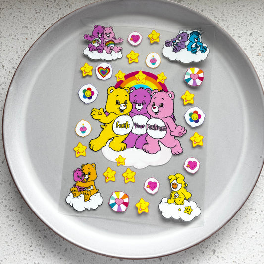 Swear Bears - A5 Notepad UV DTF