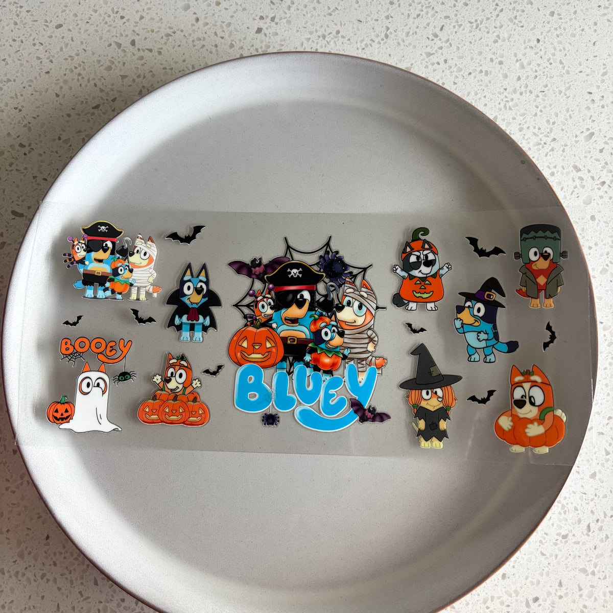 Halloween Bluey UV DTF WRAP