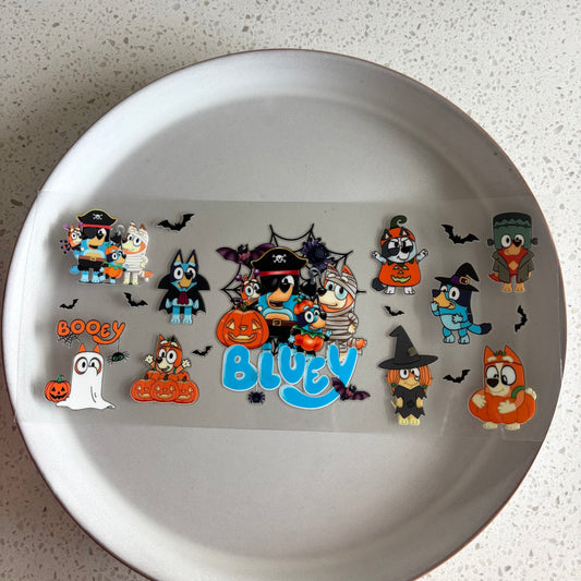 Halloween Bluey UV DTF WRAP