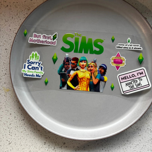 Sims UV DTF WRAP KK Scents & Co.
