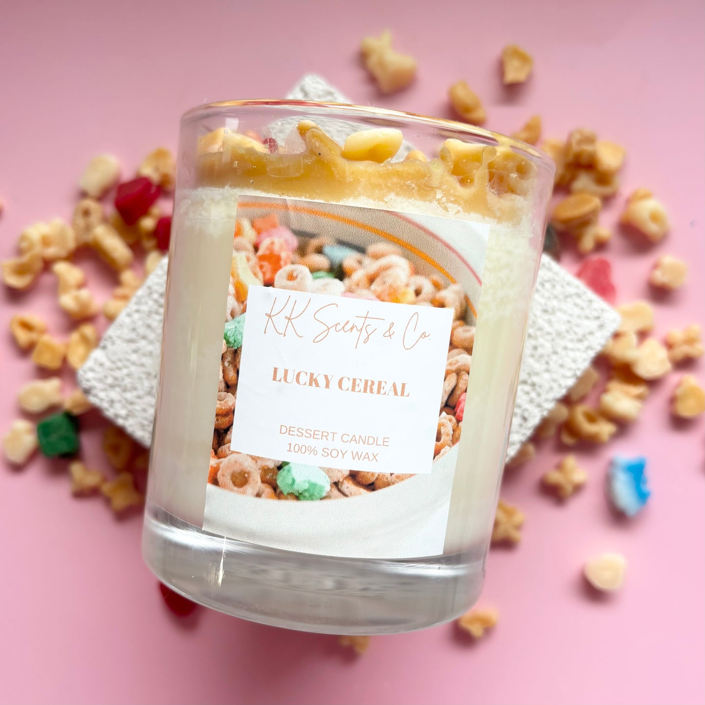 Lucky cereal dessert candle Australia 