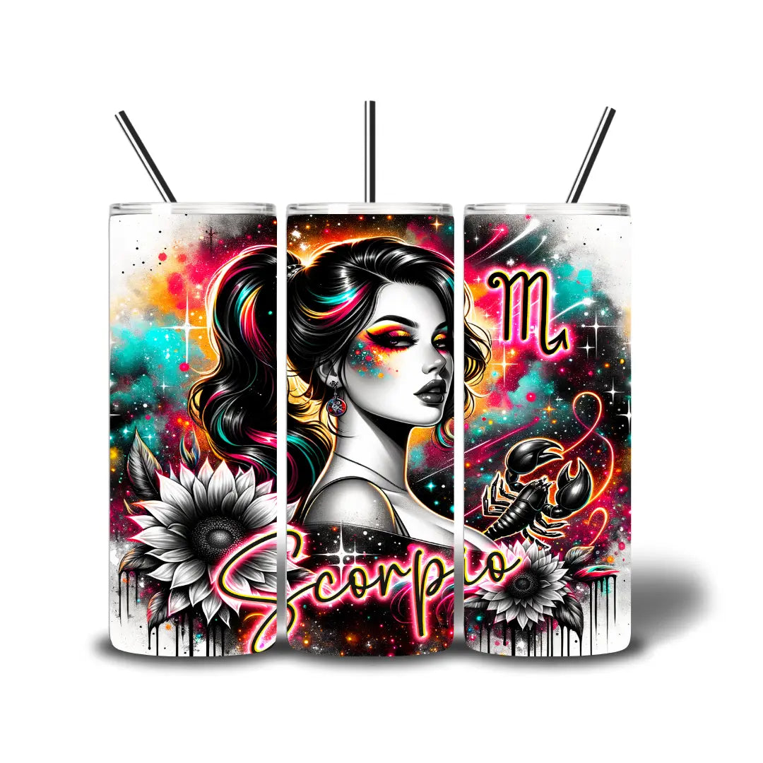 Star Sign Printed Tumbler