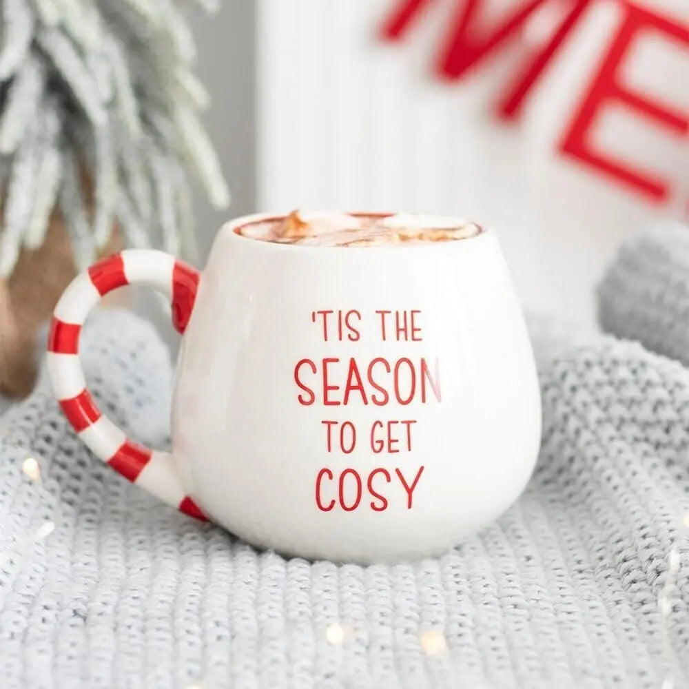Double Sided Gingerbread Cosy Season Ceramic Rounded Mug KK Scents & Co.