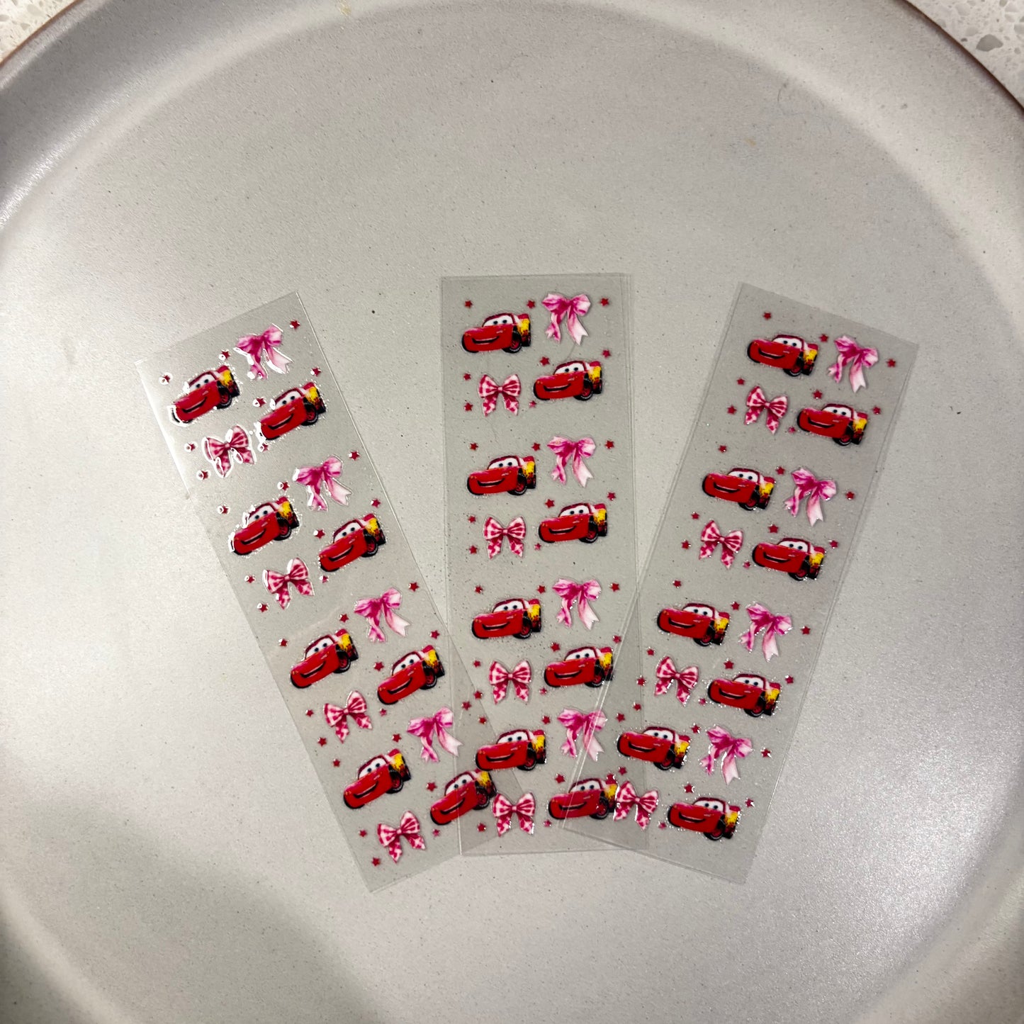 Pen/Bookmark Wrap Decal - Cars