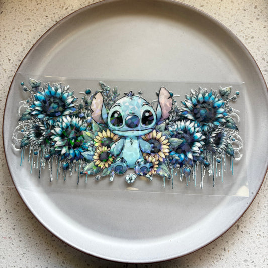 Sunflower Stitch Holographic UV DTF WRAP