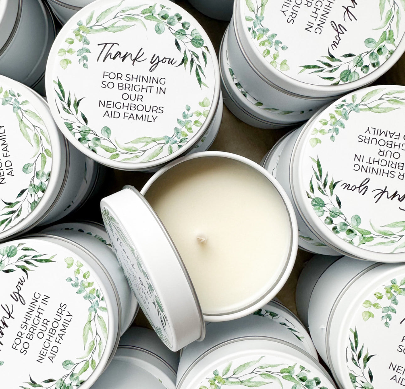Mini Soy Candle Tin Event Favours (MOQ OF 10)