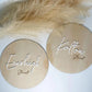 Personalised Bamboo Announcement Plaque KK Scents & Co.