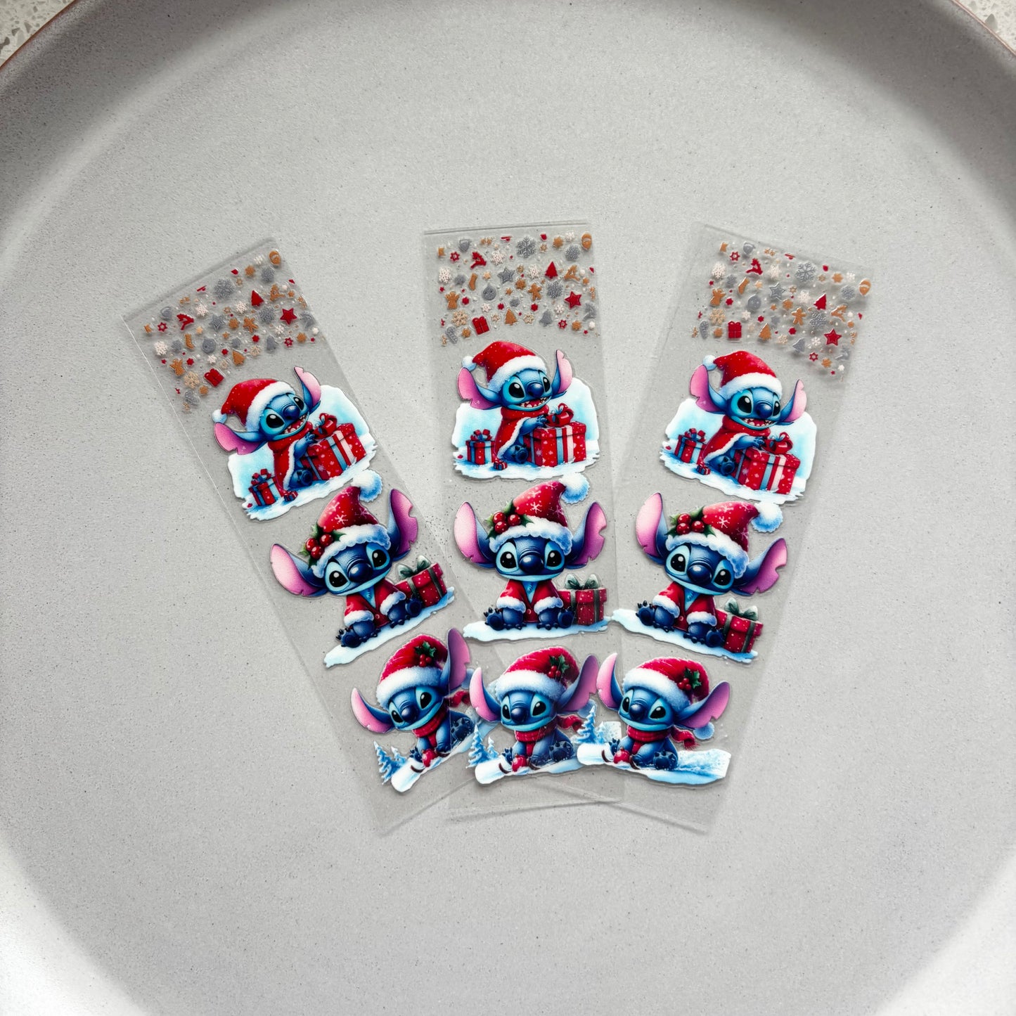 Pen/Bookmark Wrap Decal - Christmas Stitch