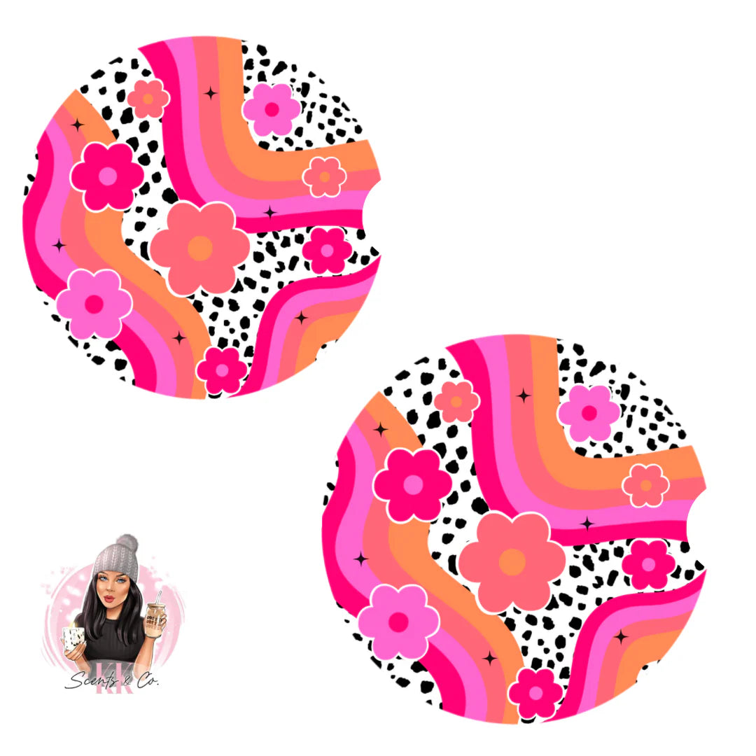 Floral  - Car Coaster Sub Print