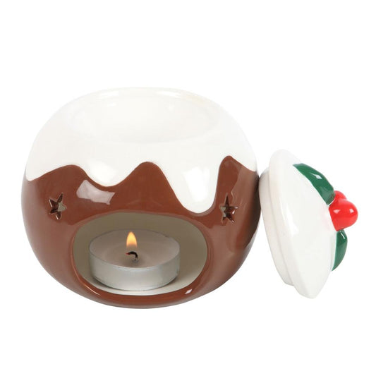 Christmas Pudding Shaped Ceramic Oil Burner