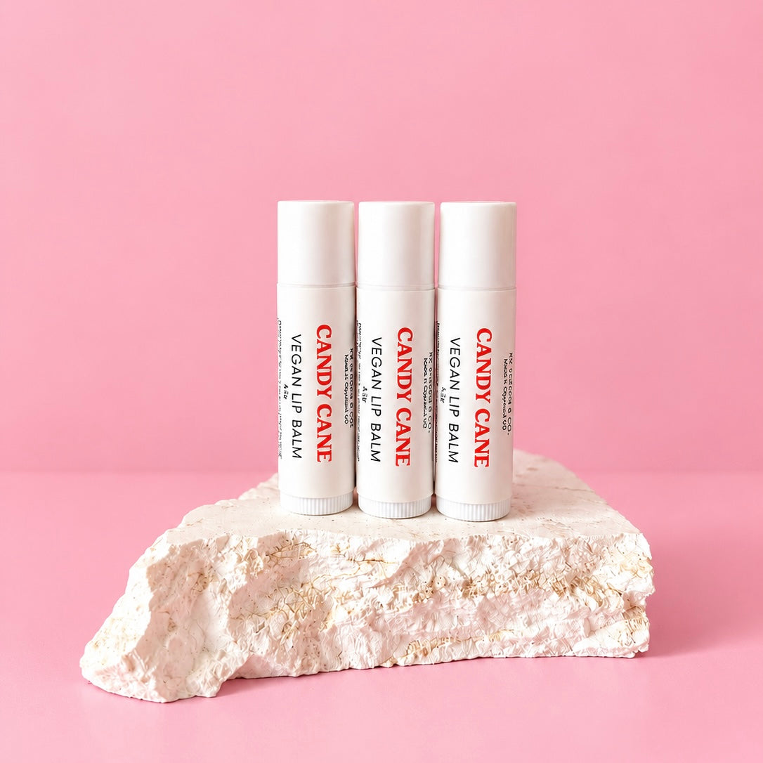 Candy cane lip balm