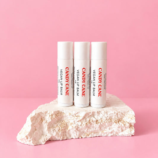 Candy cane lip balm