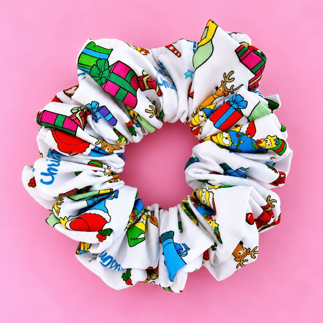 Christmas Simpsons scrunchie 