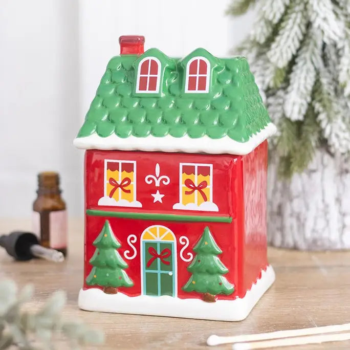 Christmas house wax warmer