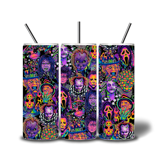 20oz Sub Print - Fluro Horror