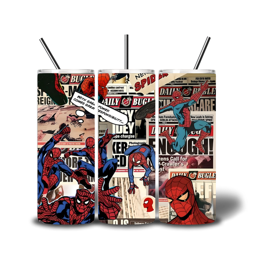 20oz Sub Print - Spiderman