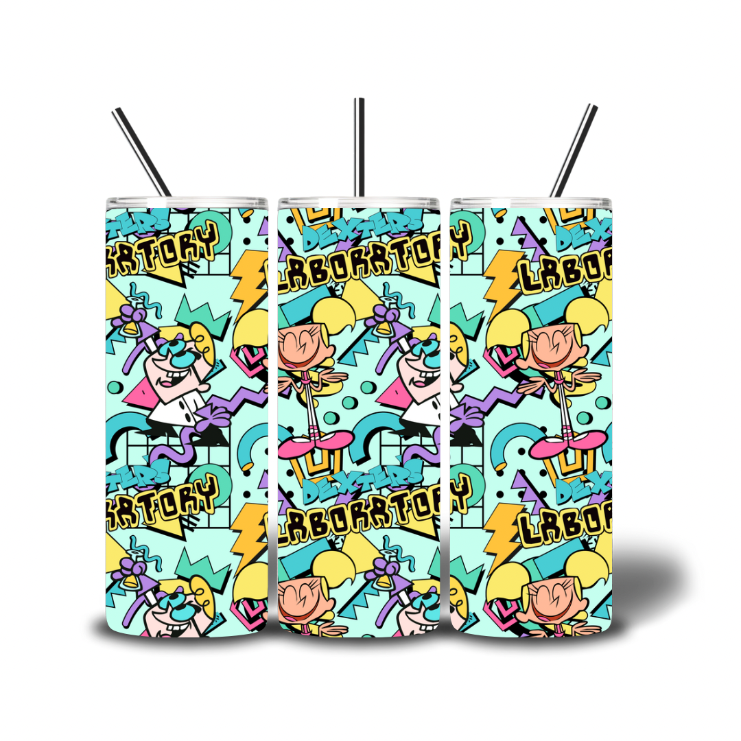 Dexters Laboratory 20oz Printed Tumbler