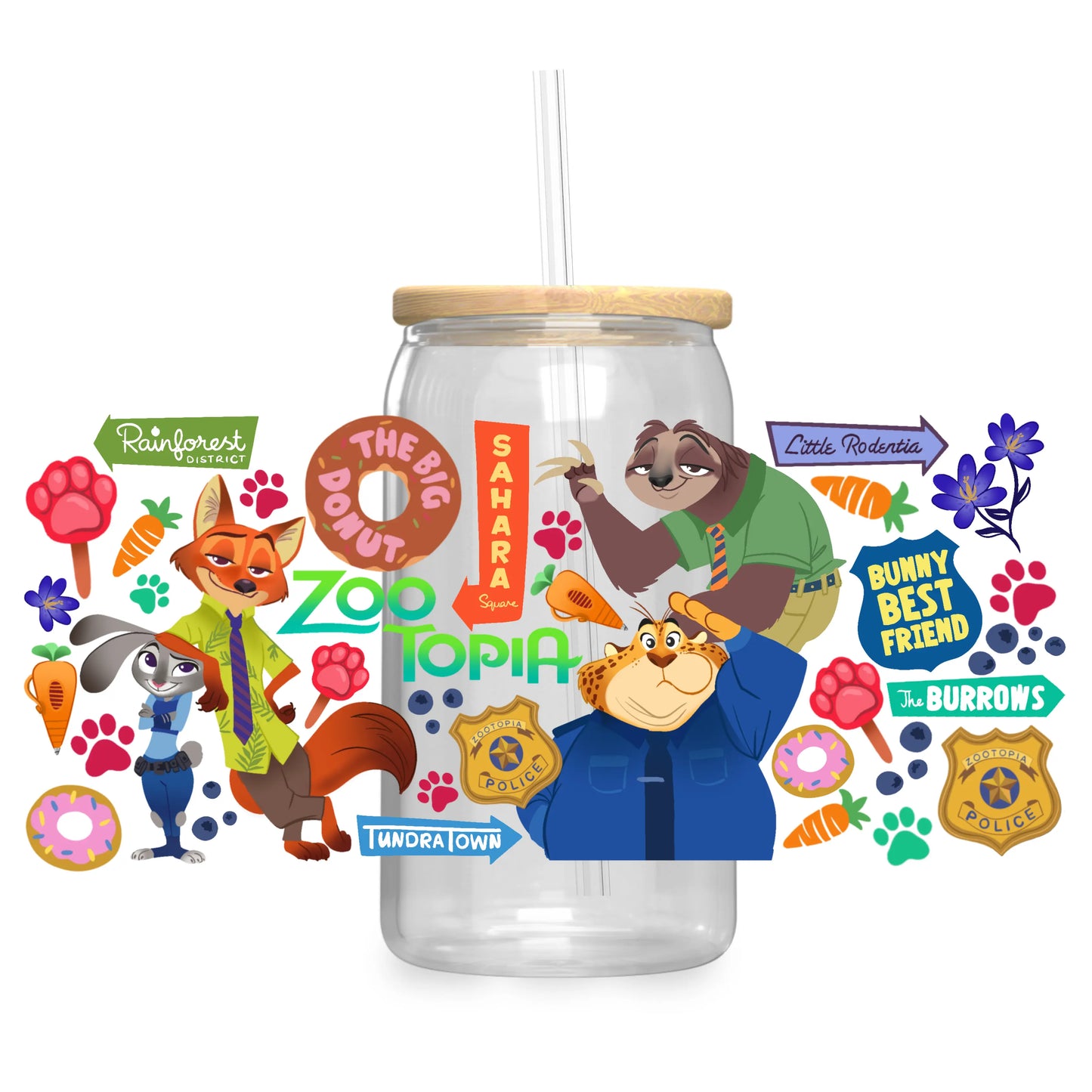 Zootopia UV DTF WRAP KK Scents & Co.