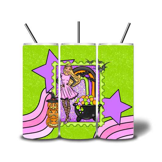 20oz Sub Print - Halloween Barbie