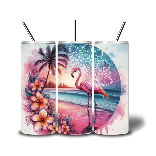20oz Sub Print - Flamingo