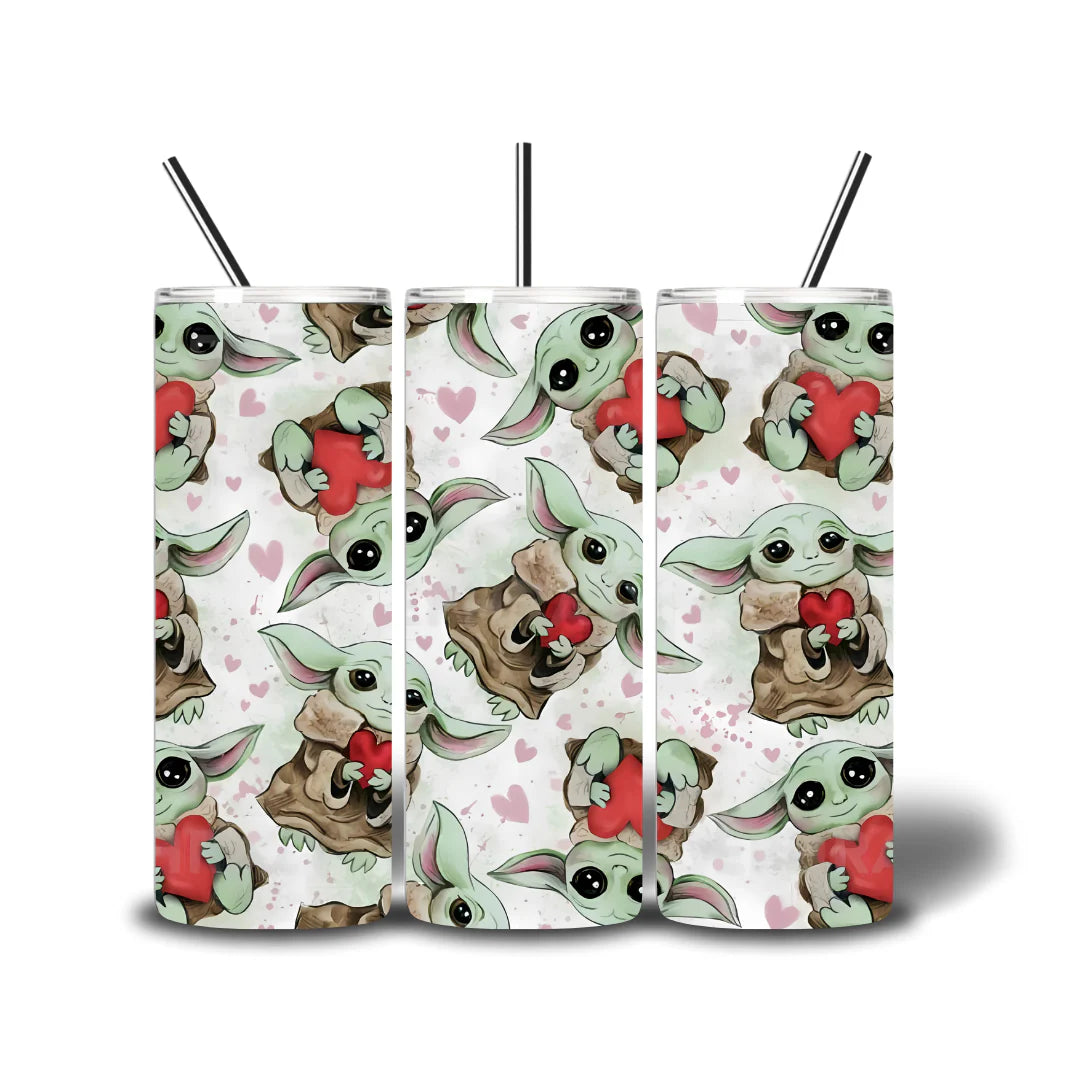 Baby Yoda 20oz Printed Tumbler