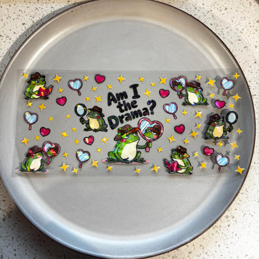 Am I The Drama Holographic UV DTF WRAP