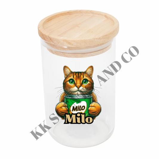 Cats Canister Decal - Milo