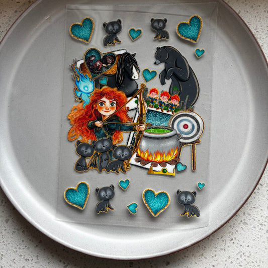 Merida - A5 Notepad UV DTF