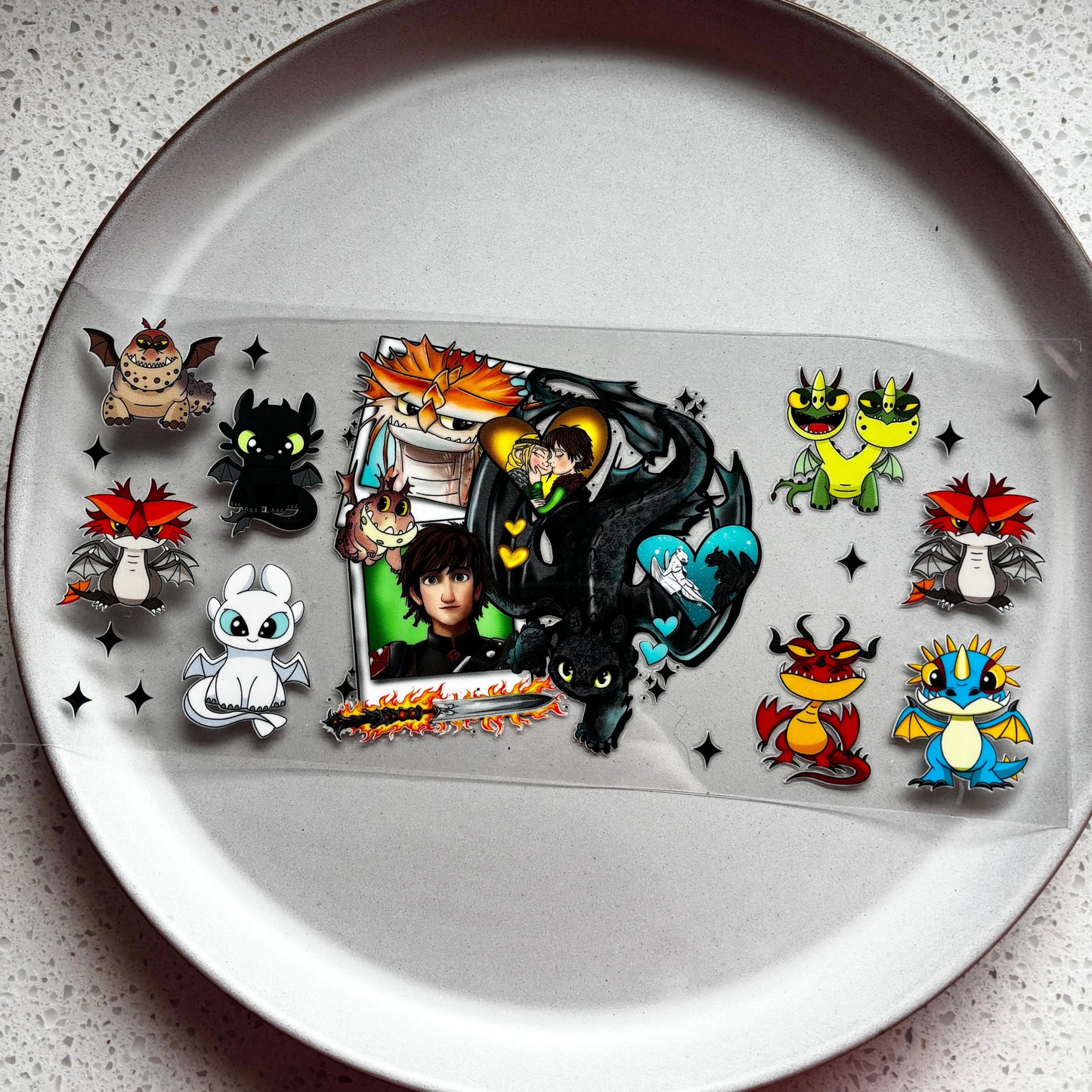 How To Train Your Dragon UV DTF WRAP KK Scents & Co.