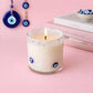 Evil eye candle 