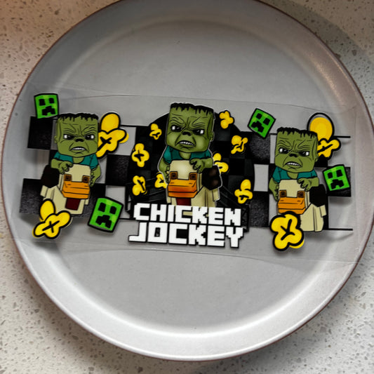 Chicken Jockey UV DTF WRAP