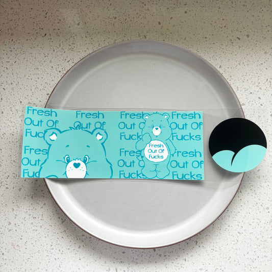 Blue Swear Bears 11oz Mug Wrap