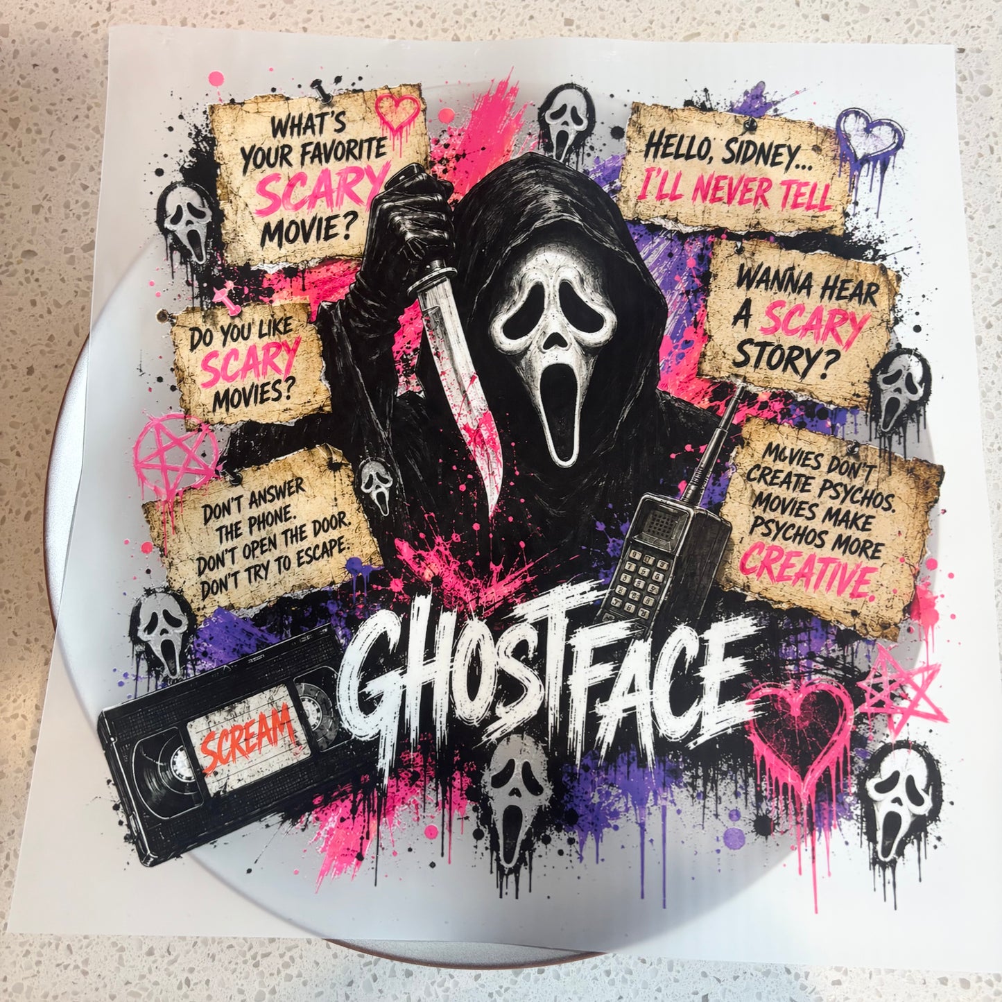 DTF Transfer - Ghostface