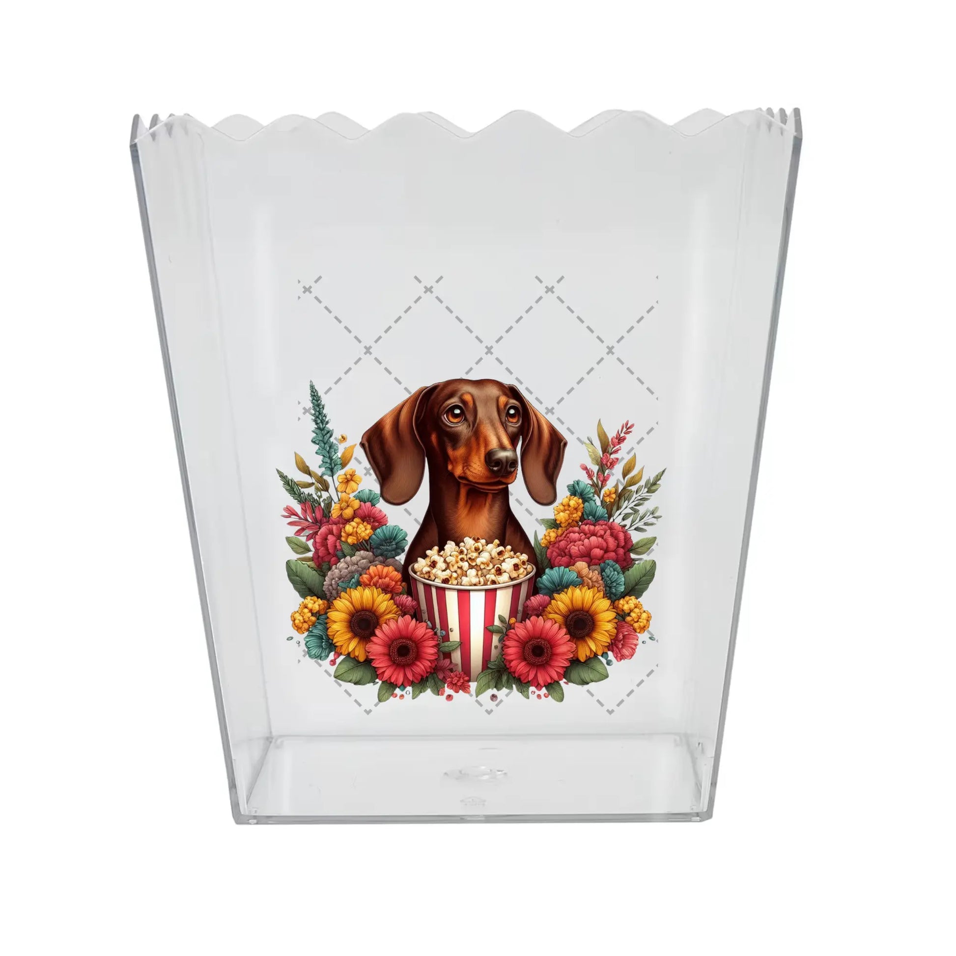 Dachshund Popcorn Box Decal KK Scents & Co.