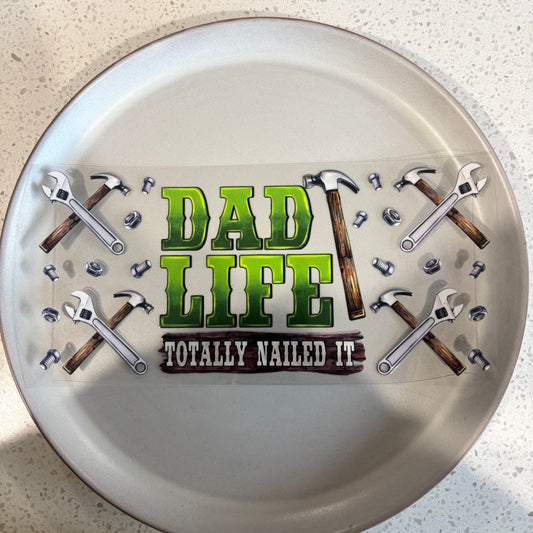 Dad Life UV DTF WRAP