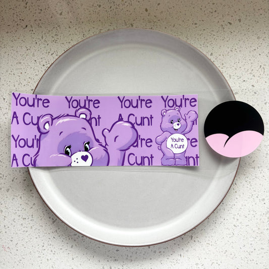 Purple Swear Bears 11oz Mug Wrap