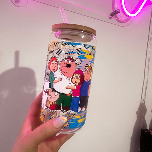 Family Guy Iced Coffee Glass