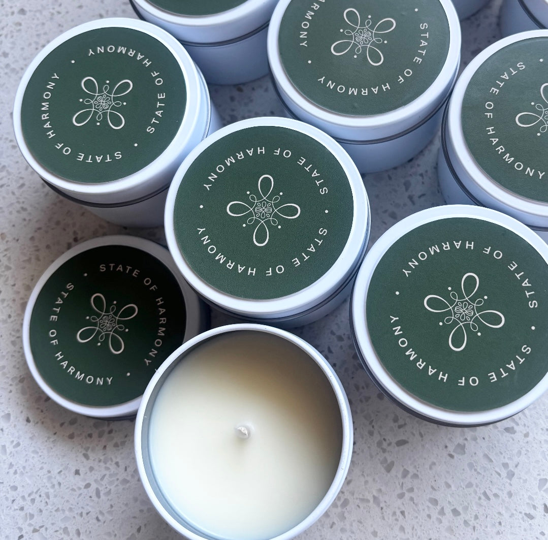 Mini Soy Candle Tin Event Favours (MOQ OF 10)