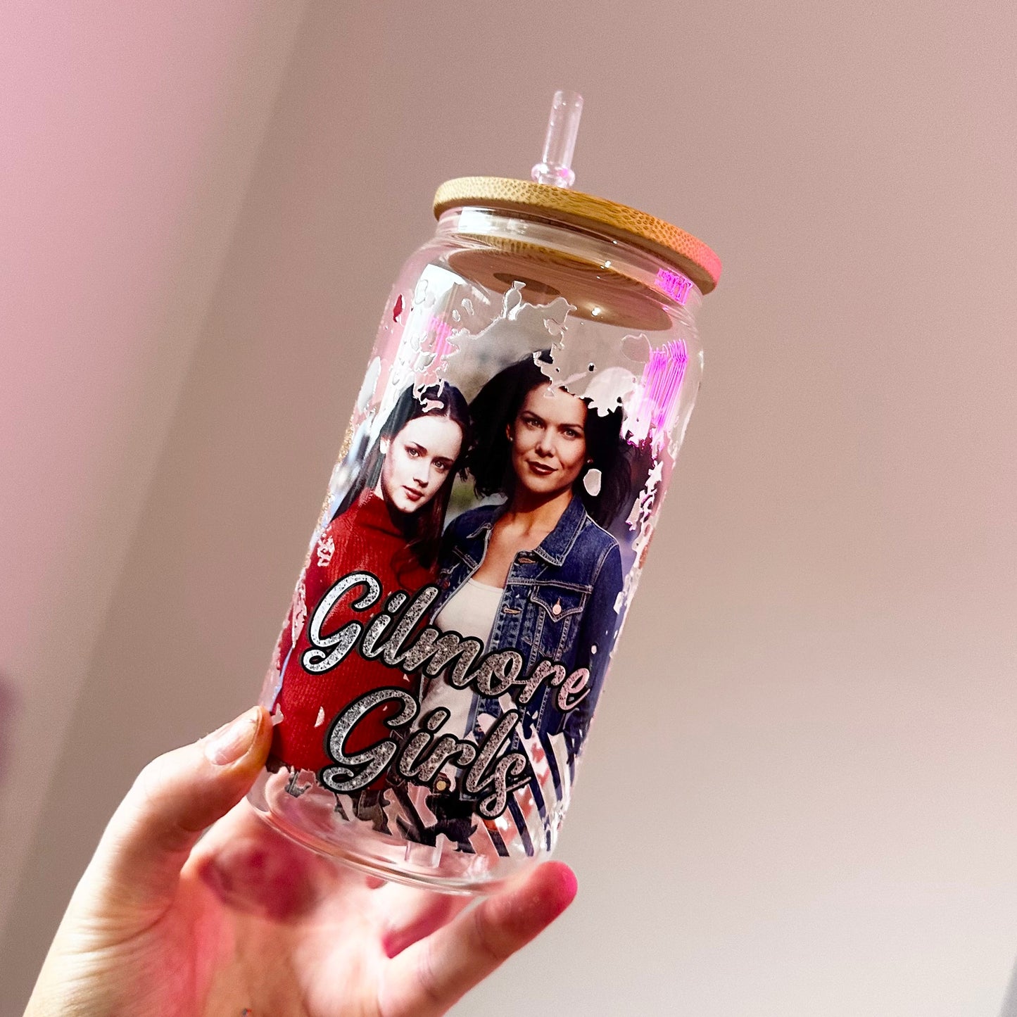 Gilmore Girls Iced Coffee Glass KK Scents & Co.