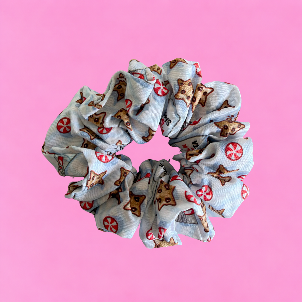 Milk and cookies scrunchie 