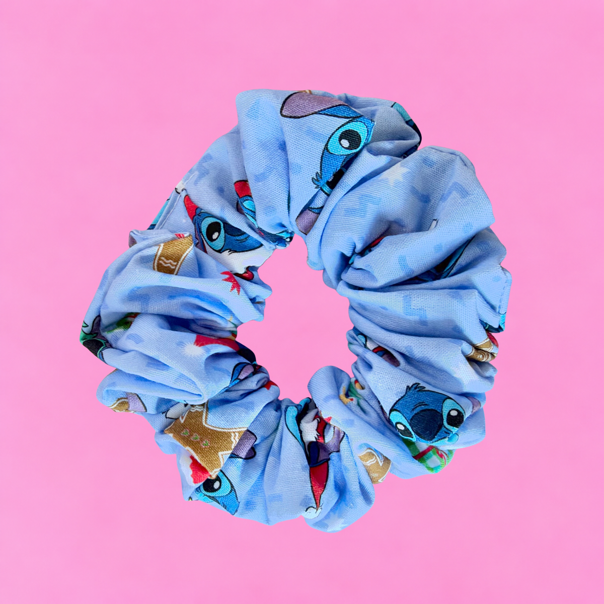 Christmas stitch scrunchie 