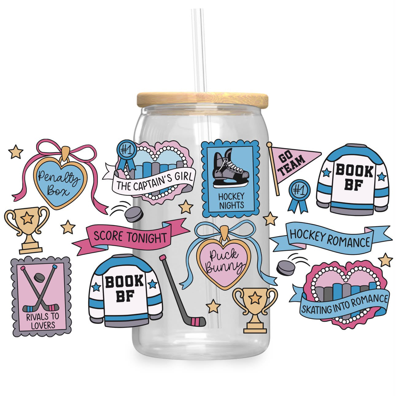 Hockey Romance UV DTF WRAP