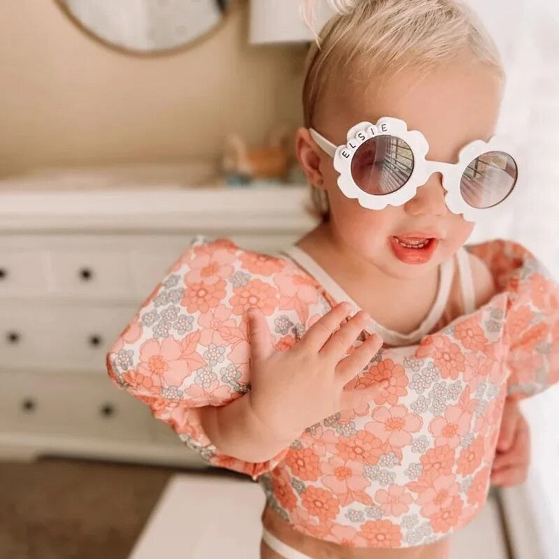 Personalised Kids Sunglasses - White