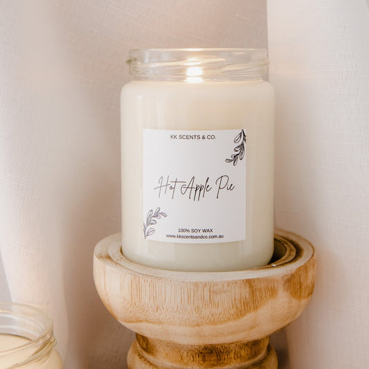 Hot Apple Pie Winter Soy Candle