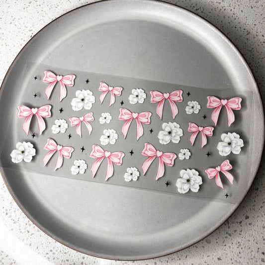 Flowers & Bows UV DTF WRAP KK Scents & Co.