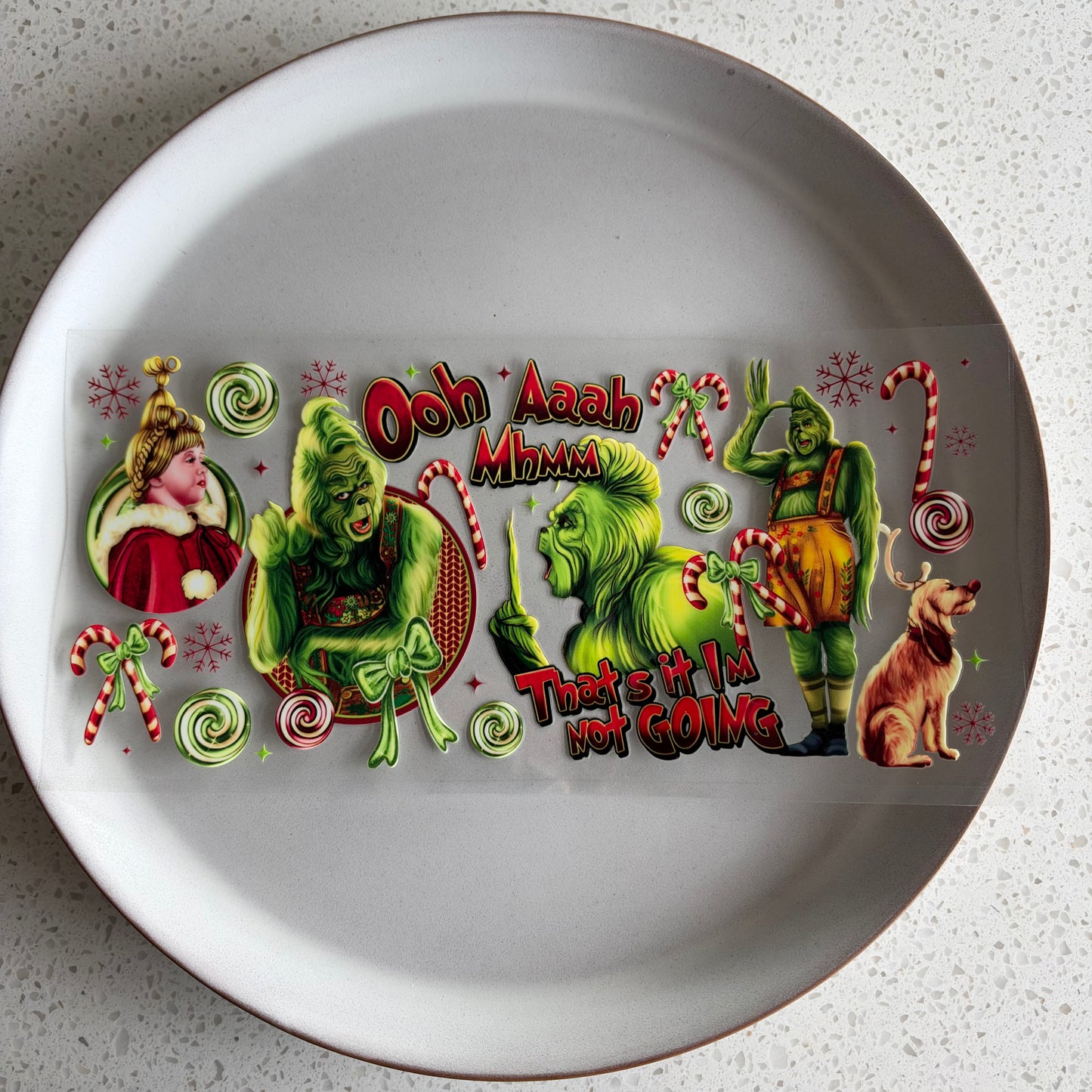 Grinch UV DTF WRAP